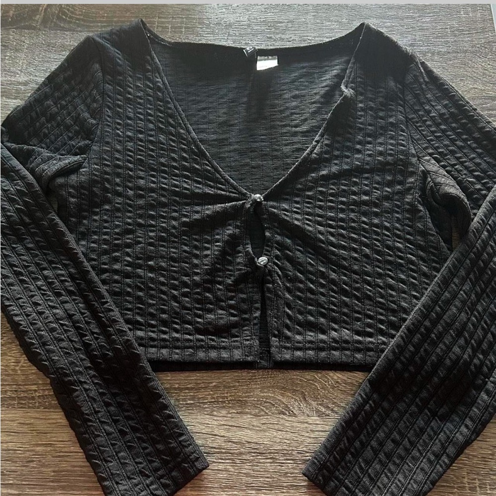 Black Long Sleeve Top